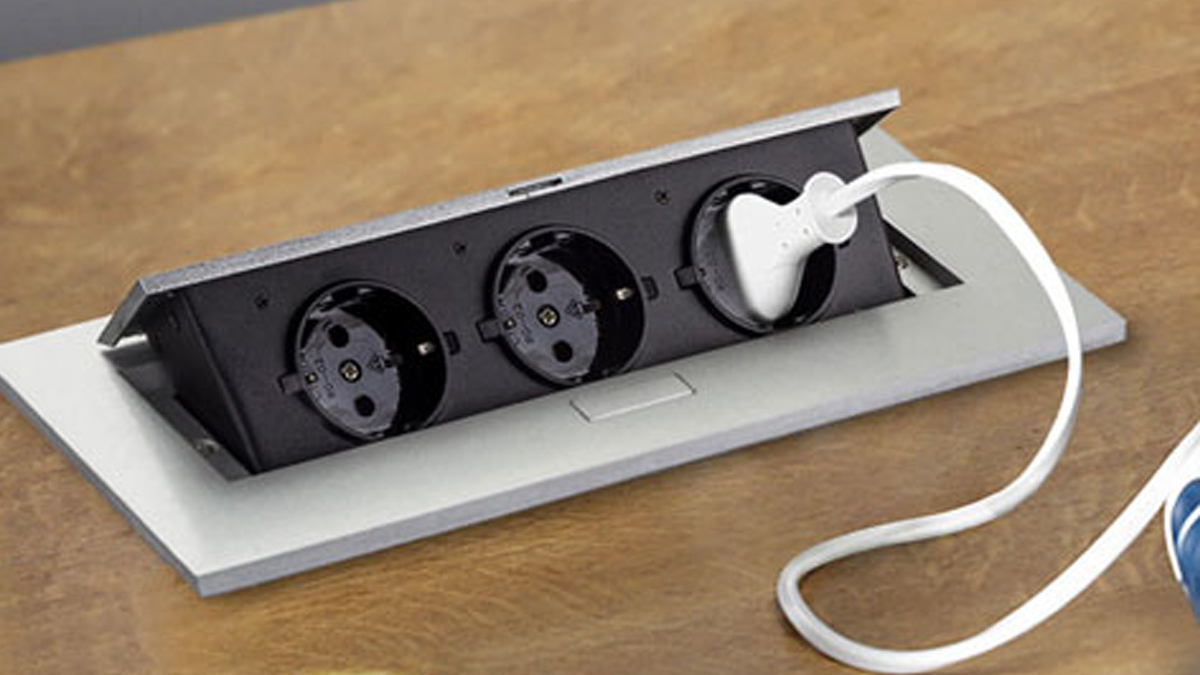 پریز توکار کابینت یا پریز مخفی میز چیست