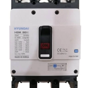 کلید اتوماتیک کامپکت 40 آمپر هیوندای 4 پل کد HGM50E 4PT4S0000C 00040F